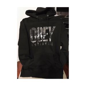 Men’s Black Obey Hoodie